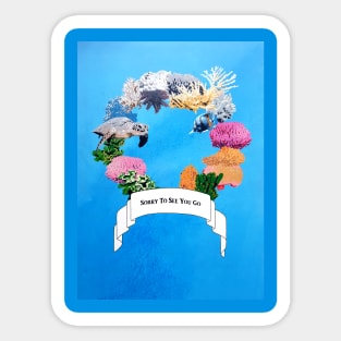 Great Barrier Wreath by Calm1 Sticker